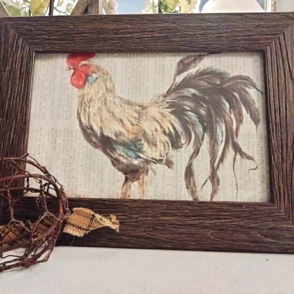 Vintage Rooster Picture